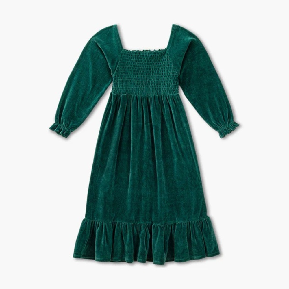 MONICA + ANDY Life of the Party Velour Dress